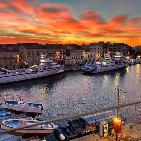 Beau 3 Pieces Climatise Vue Canal Idealement Situe Centre Ville Sète Exterior foto